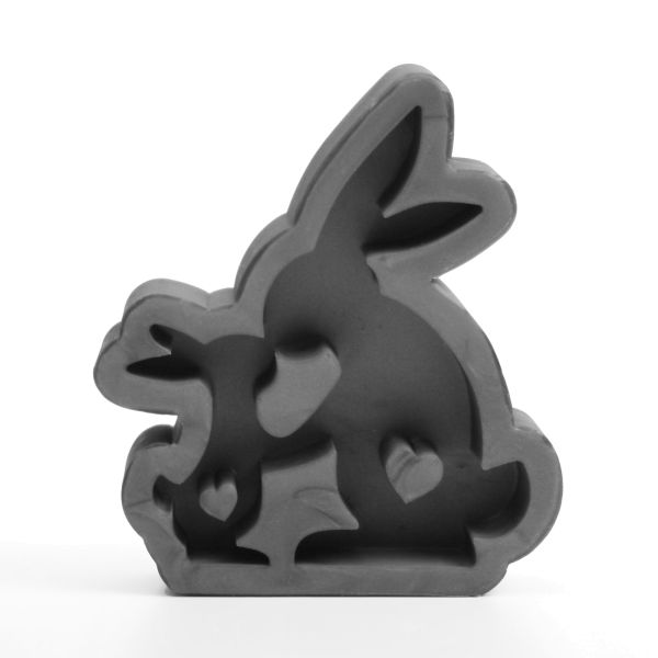 Handgefertigte 3D Silikon-Form „Hasenmama“ zum Basteln handgegossener Oster-Deko