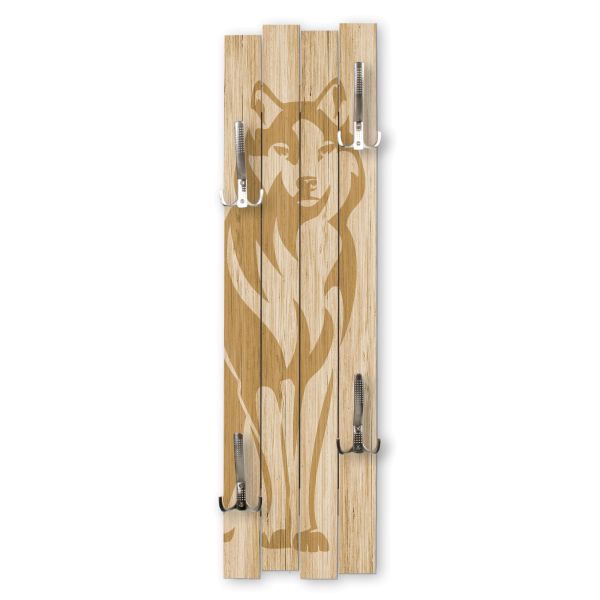 Wolf | Shabby chic Holz-Garderobe | ca.100x30cm aus MDF